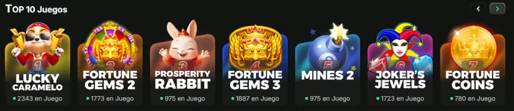 Slots populares en Afun con juegos como Fortune Gems, Joker’s Jewels y Mines